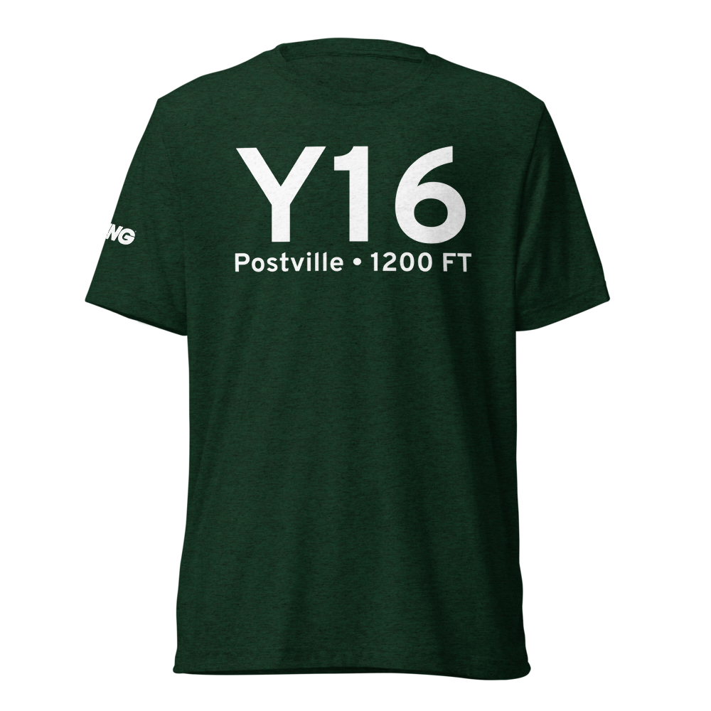 Postville (Y16) Airport Tri-blend T-Shirt 