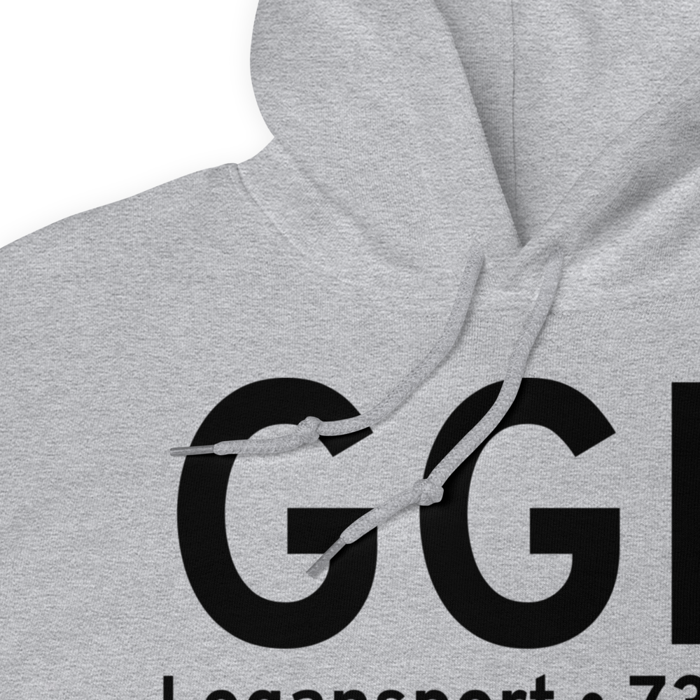 Logansport (KGGP) Airport Hoodie Sweatshirt 