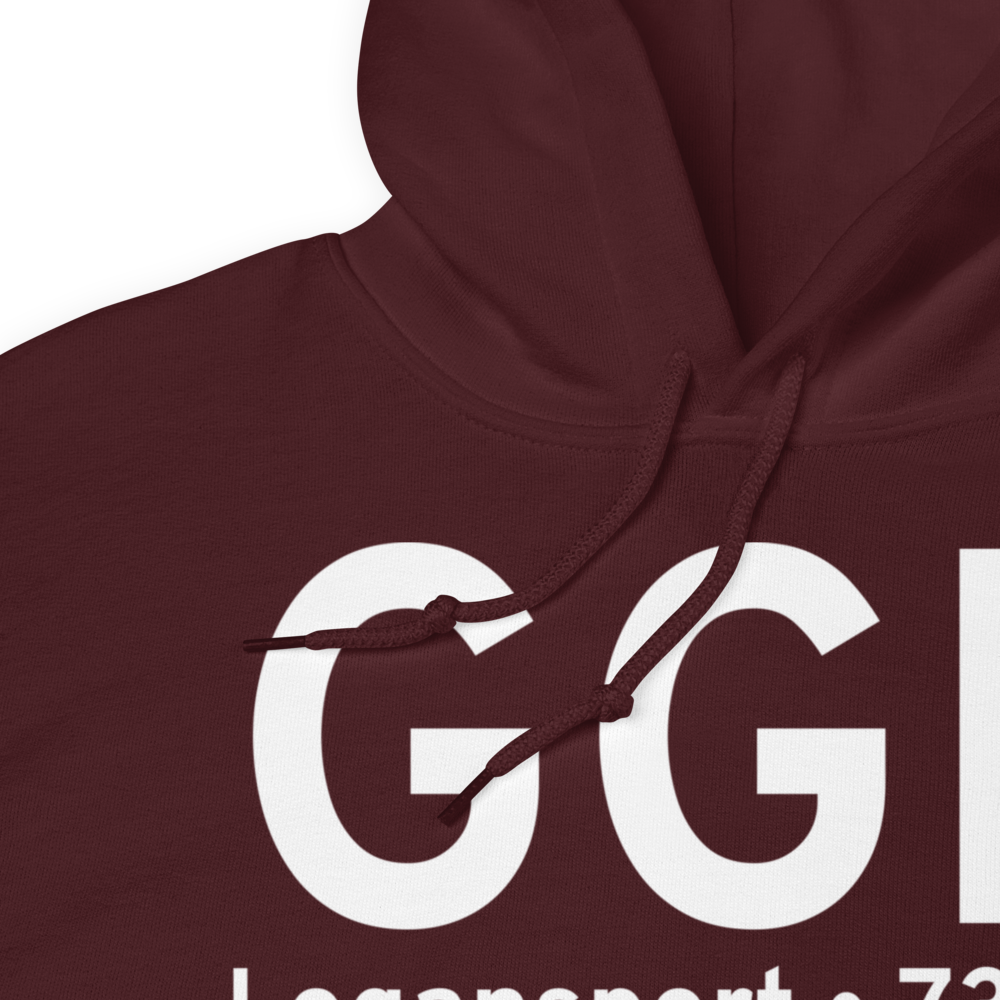 Logansport (KGGP) Airport Hoodie Sweatshirt 