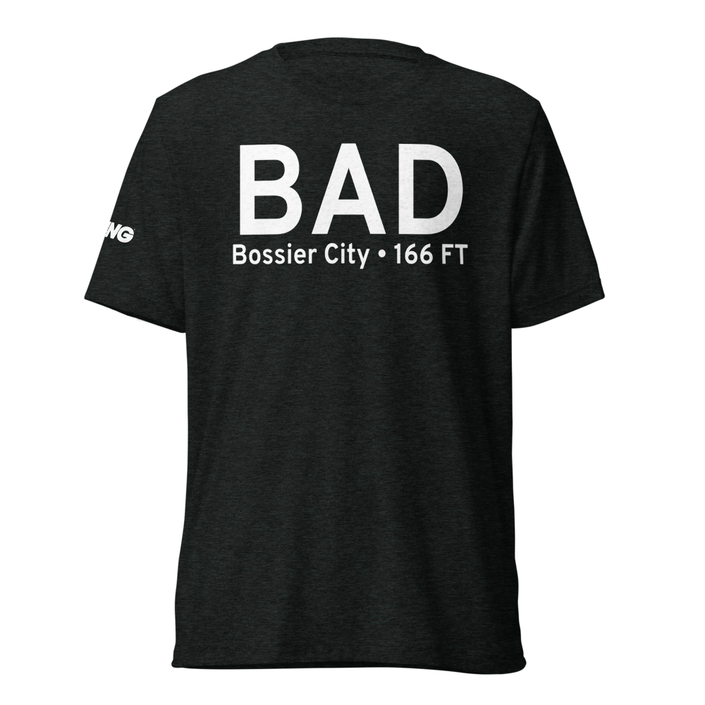 Bossier City (KBAD) Airport Tri-blend T-Shirt 