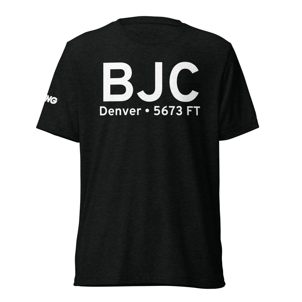 Denver (KBJC) Airport Tri-blend T-Shirt 