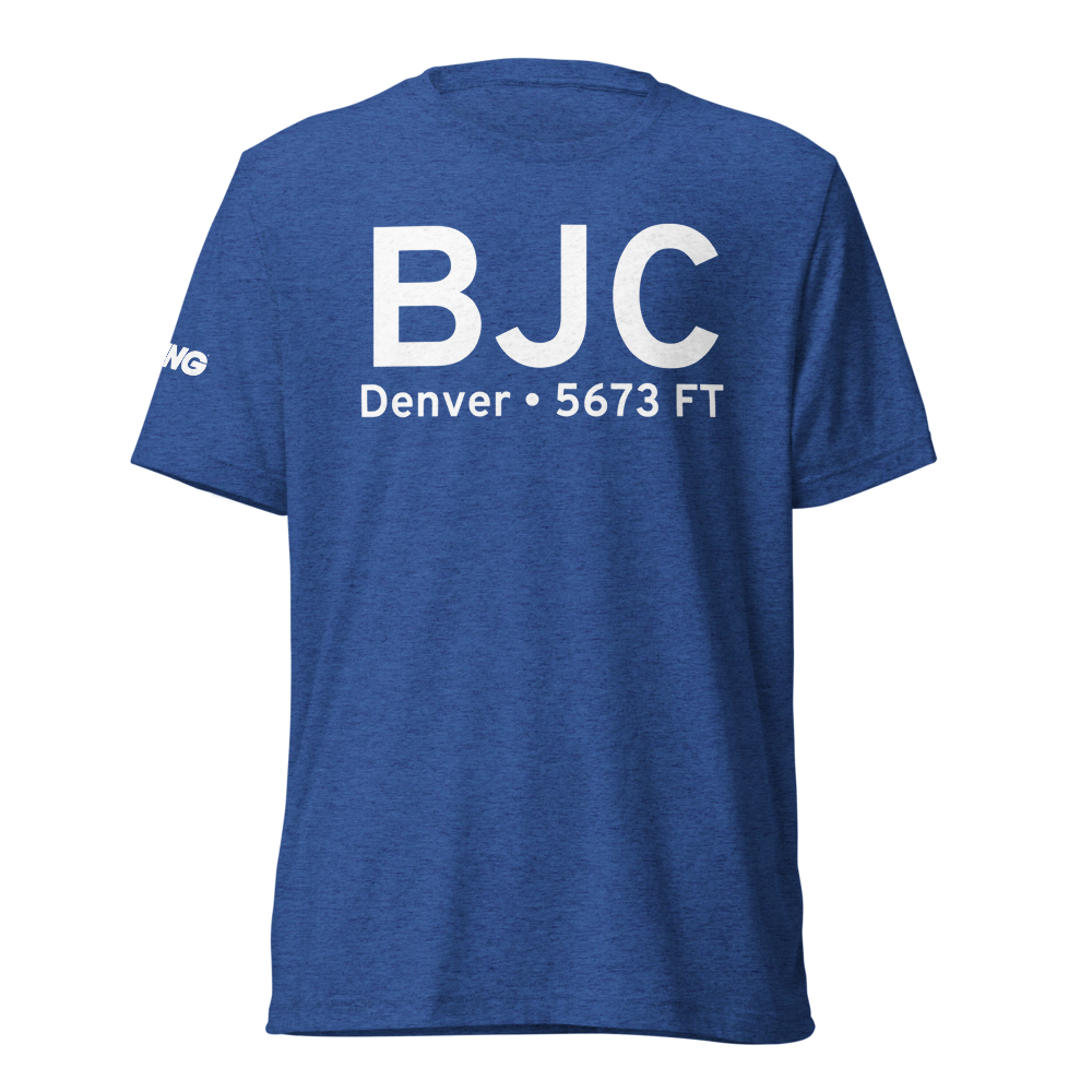 Denver (KBJC) Airport Tri-blend T-Shirt 