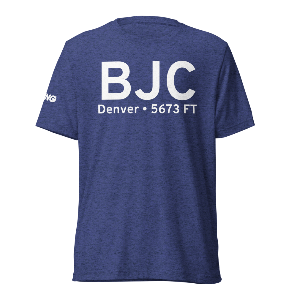 Denver (KBJC) Airport Tri-blend T-Shirt 