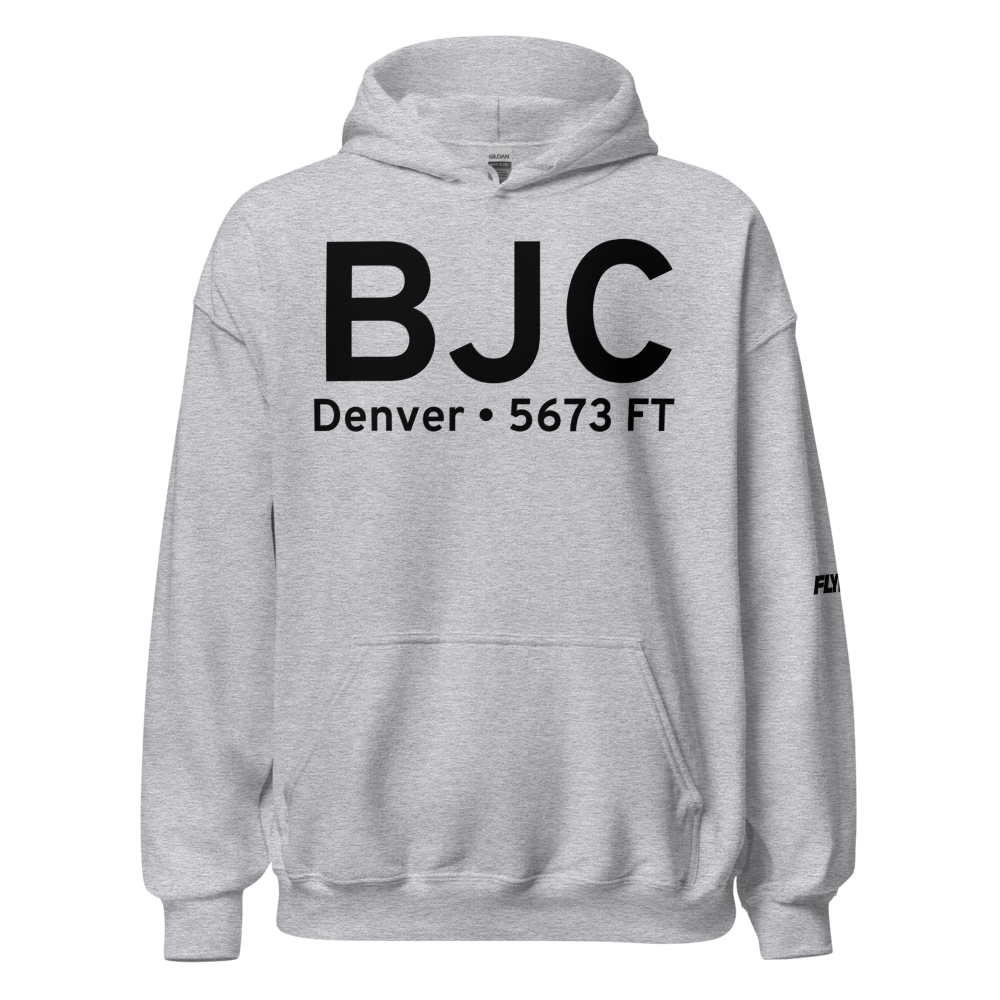 Denver (KBJC) Airport Hoodie Sweatshirt 