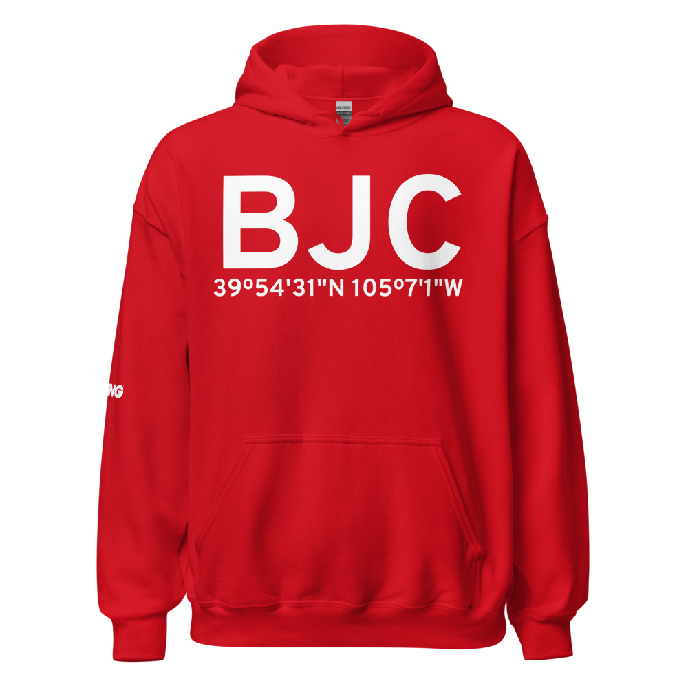 Denver (KBJC) Airport Hoodie Sweatshirt 