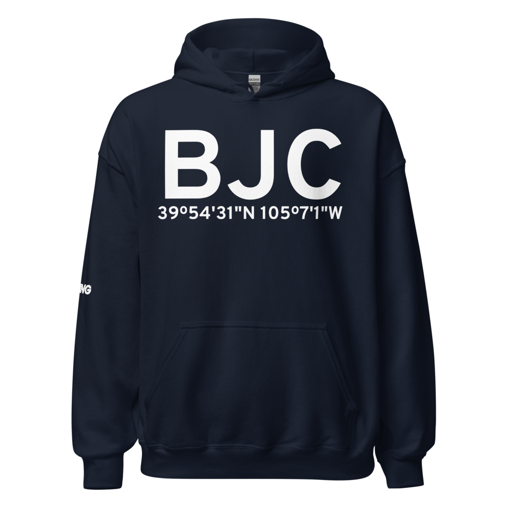 Denver (KBJC) Airport Hoodie Sweatshirt 