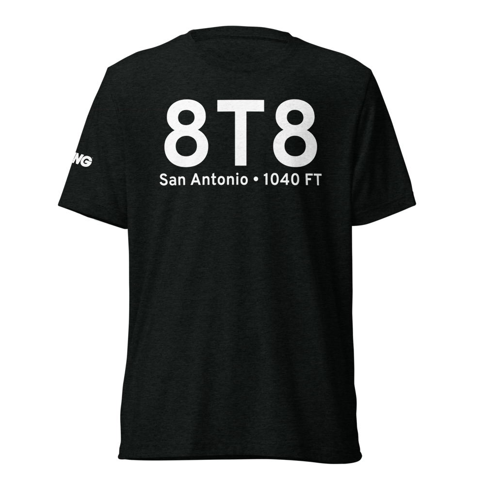 San Antonio (K8T8) Airport Tri-blend T-Shirt 