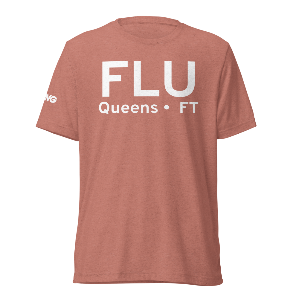 Queens (KFLU) Airport Tri-blend T-Shirt 