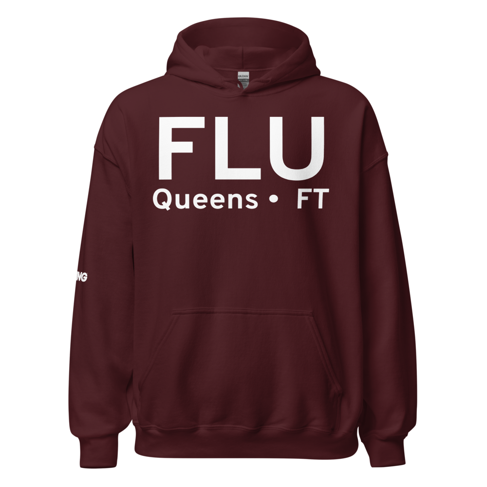 Queens (KFLU) Airport Hoodie Sweatshirt 