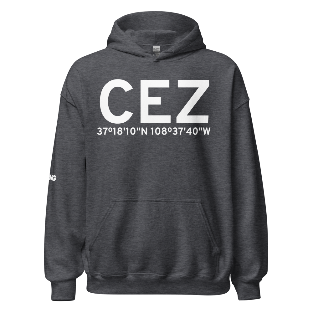 Cortez (KCEZ) Airport Hoodie Sweatshirt 
