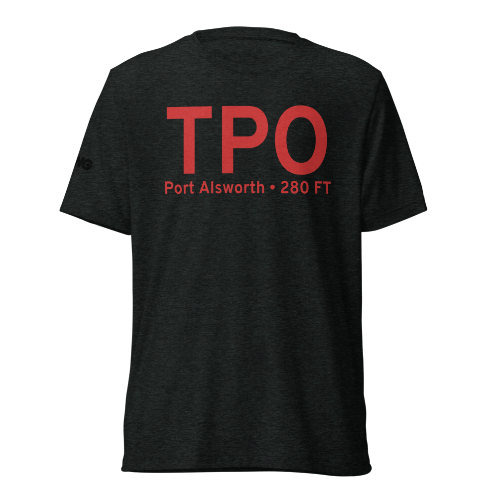 Port Alsworth (TPO) Airport Tri-blend T-Shirt 