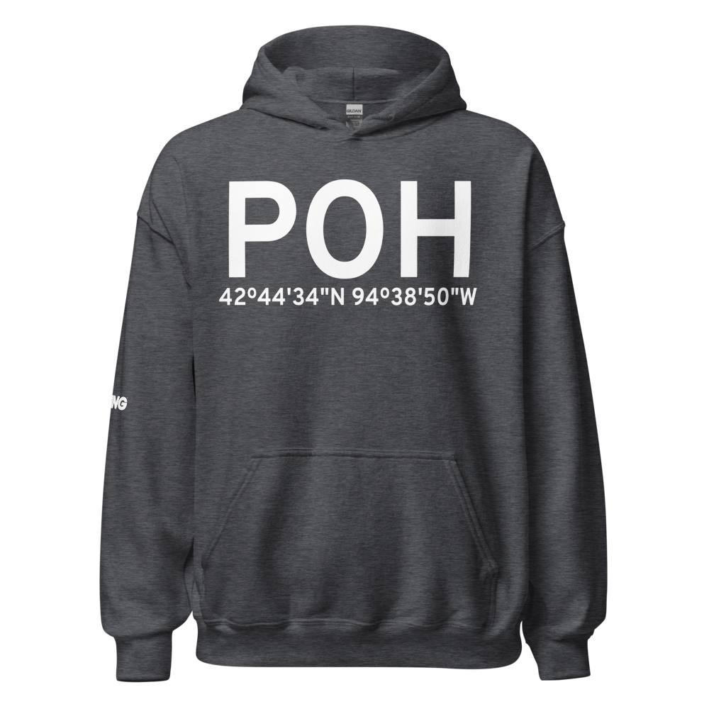 Pocahontas (KPOH) Airport Hoodie Sweatshirt 