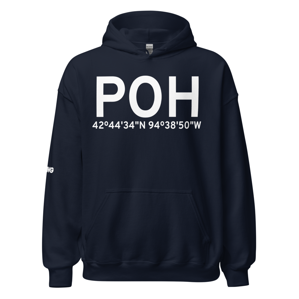 Pocahontas (KPOH) Airport Hoodie Sweatshirt 
