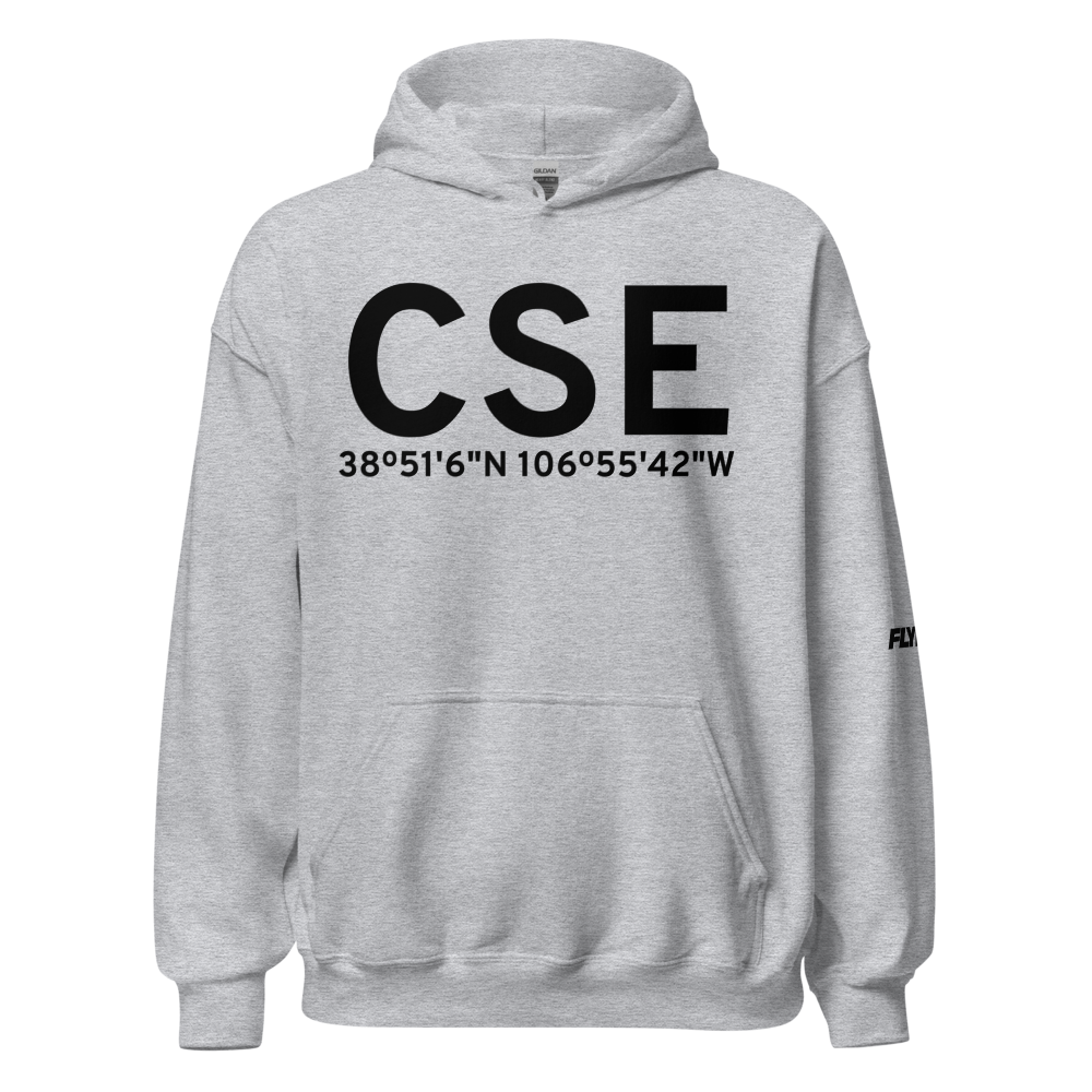Crested Butte (0CO2) Airport Hoodie Sweatshirt 