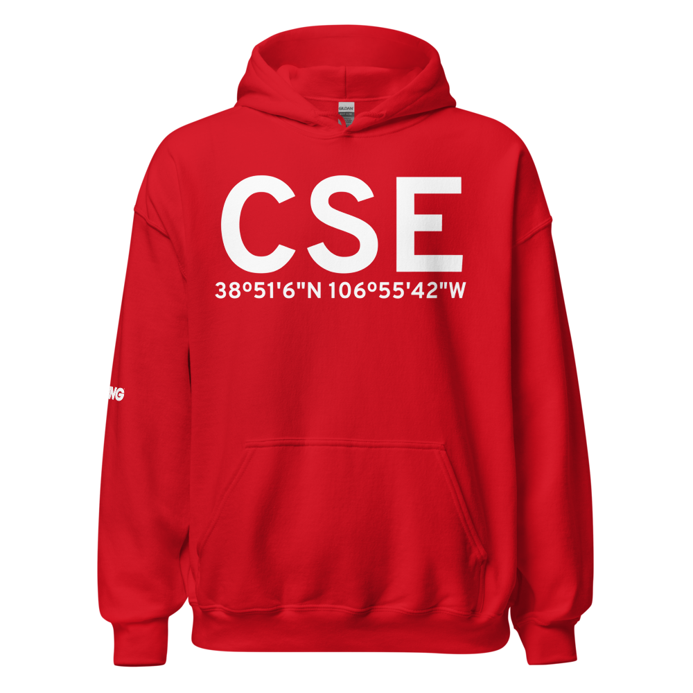 Crested Butte (0CO2) Airport Hoodie Sweatshirt 