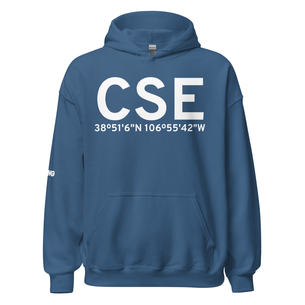 Crested Butte (0CO2) Airport Hoodie Sweatshirt 