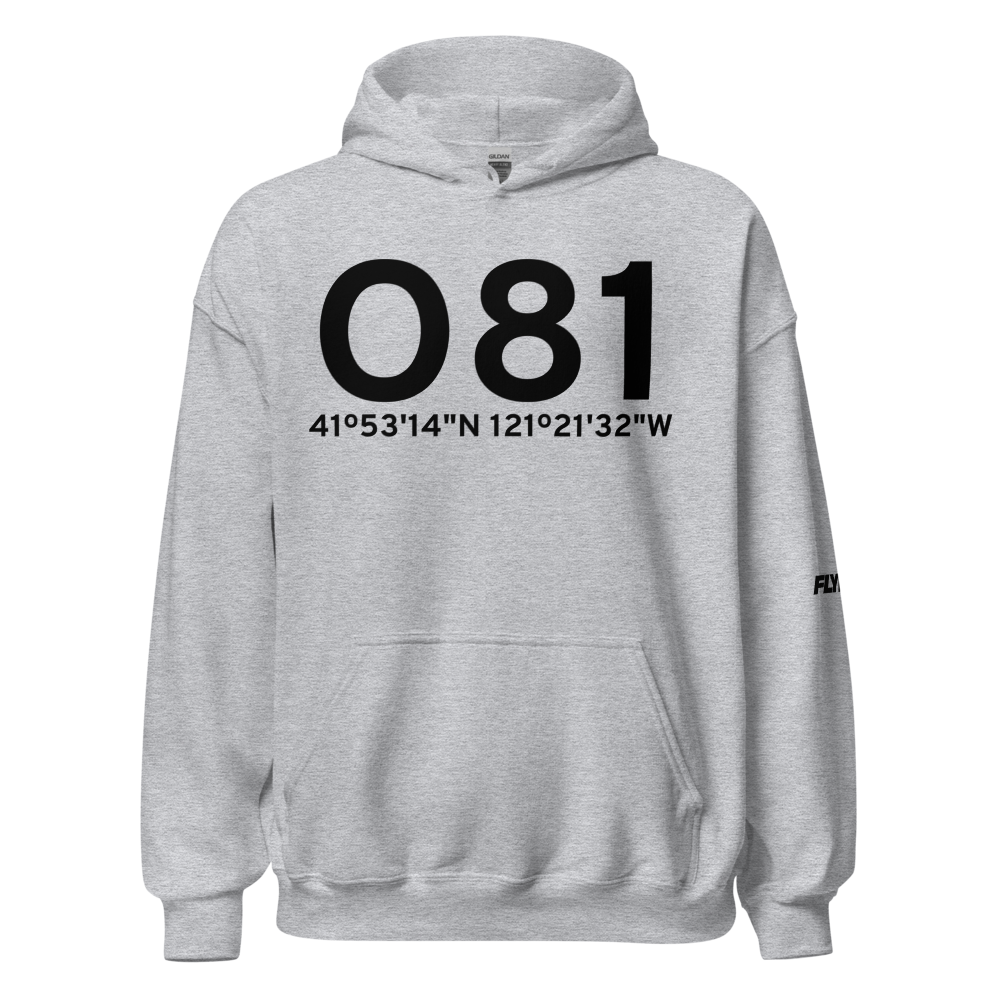 Tulelake (KO81) Airport Hoodie Sweatshirt 