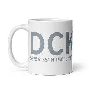 Dahl Creek (DCK) Airport Mug