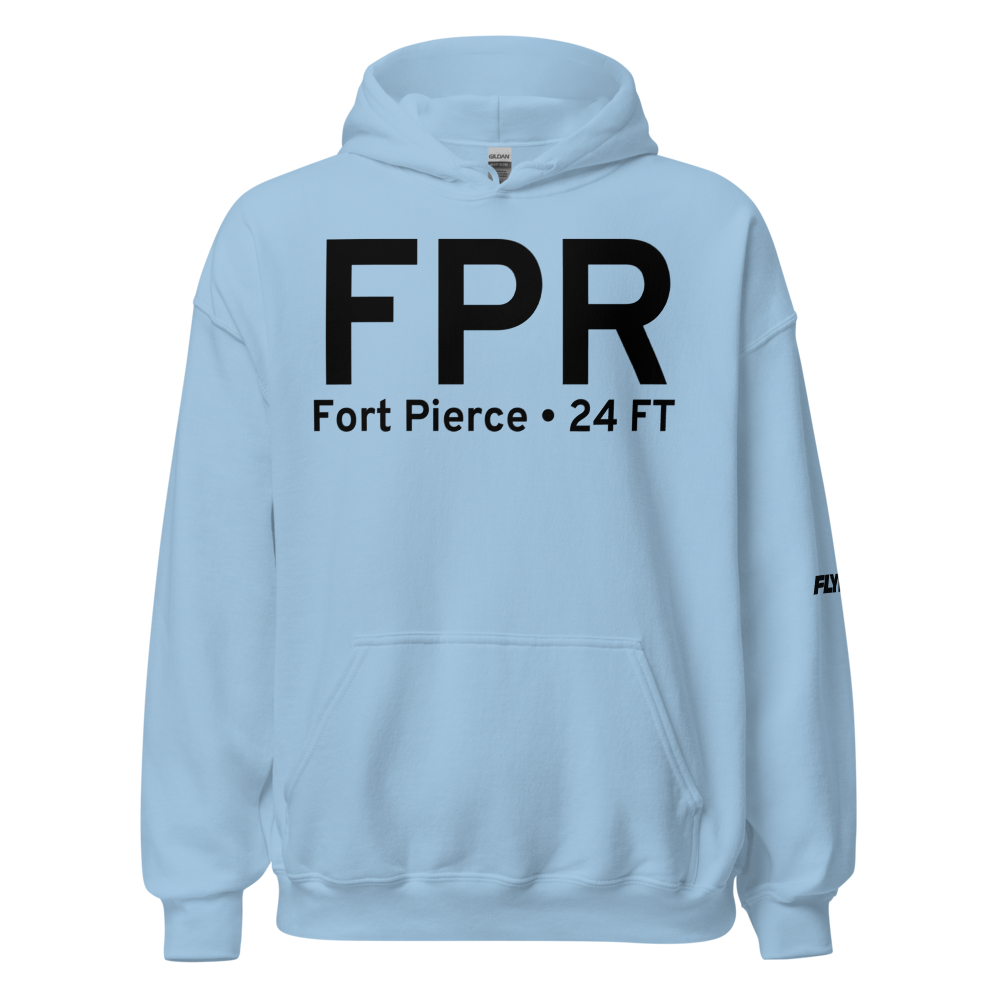 Fort Pierce (KFPR) Airport Hoodie Sweatshirt 