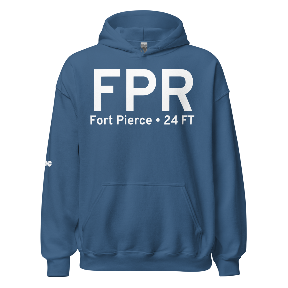 Fort Pierce (KFPR) Airport Hoodie Sweatshirt 
