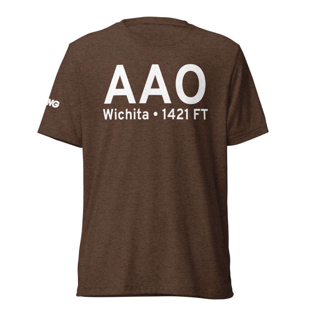 Wichita (KAAO) Airport Tri-blend T-Shirt 