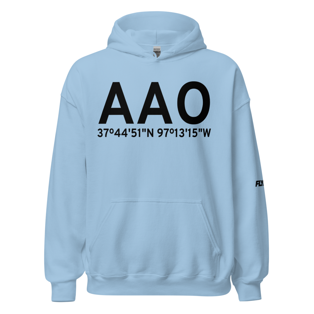 Wichita (KAAO) Airport Hoodie Sweatshirt 