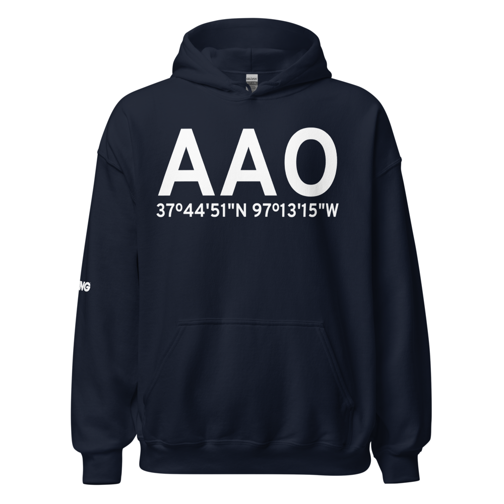 Wichita (KAAO) Airport Hoodie Sweatshirt 
