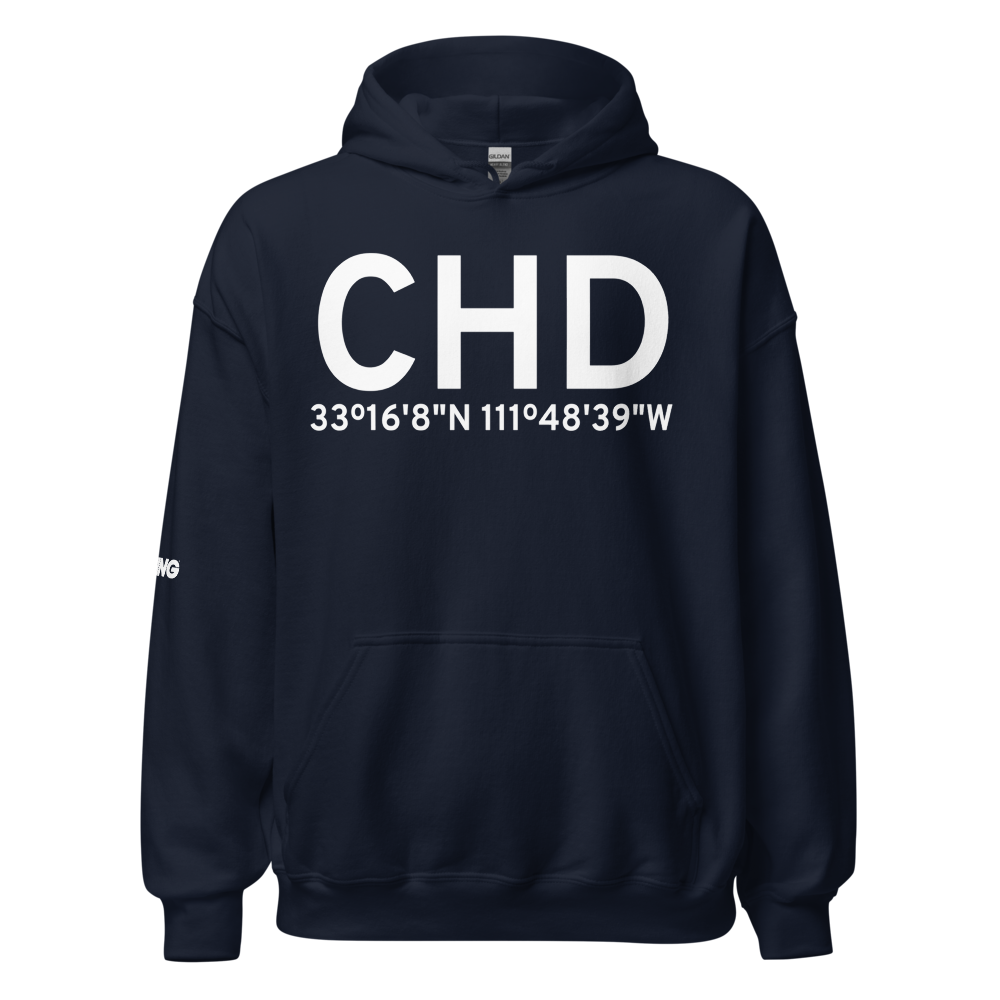 Chandler (KCHD) Airport Hoodie Sweatshirt 