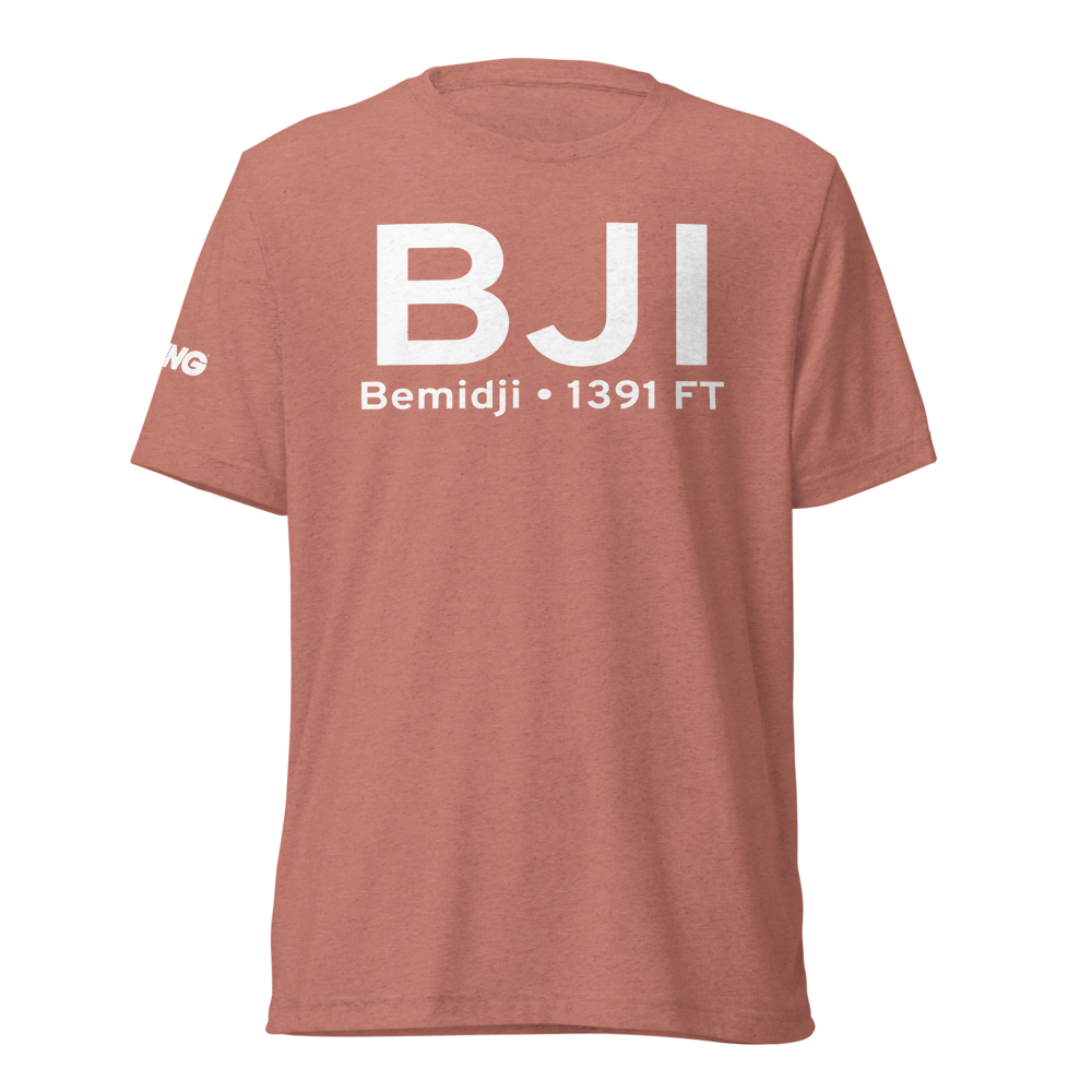 Bemidji (KBJI) Airport Tri-blend T-Shirt 