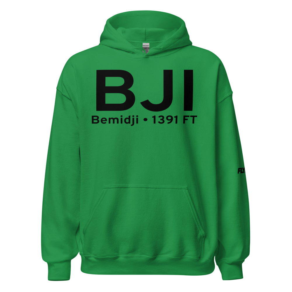 Bemidji (KBJI) Airport Hoodie Sweatshirt 