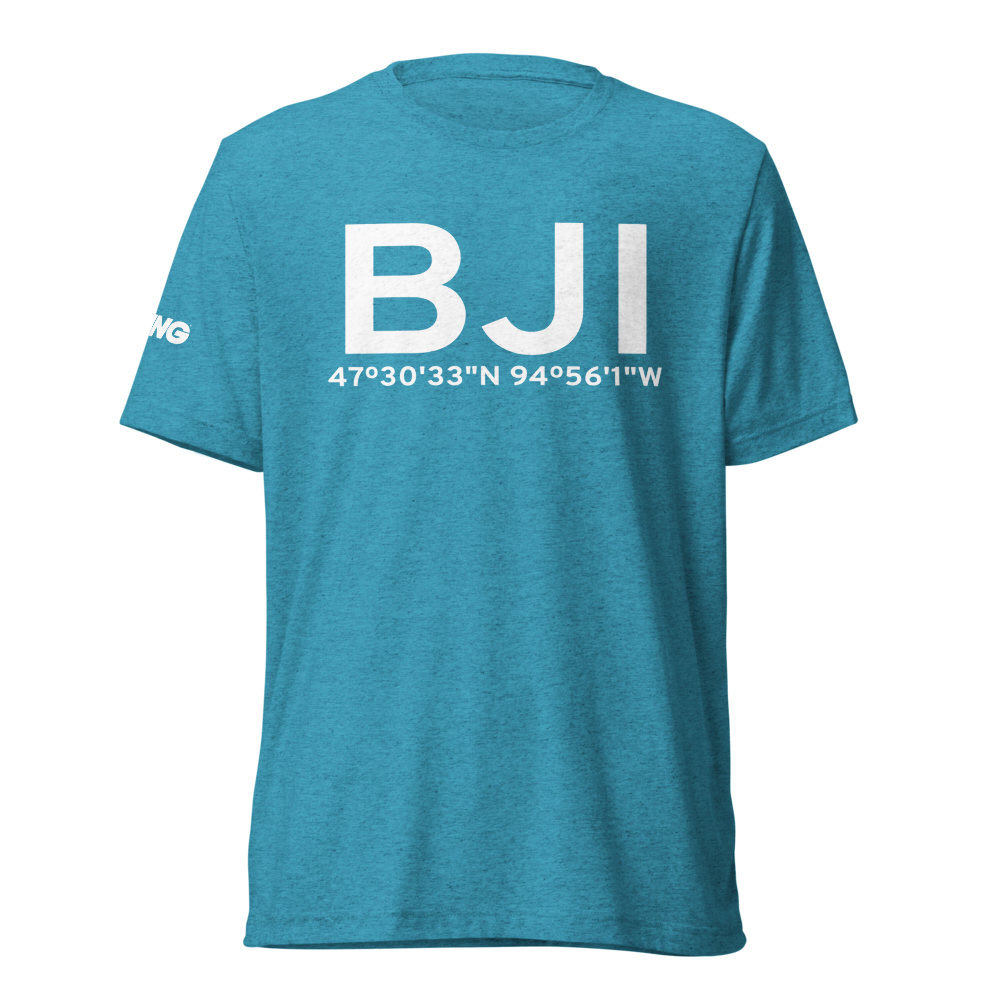 Bemidji (KBJI) Airport Tri-blend T-Shirt 