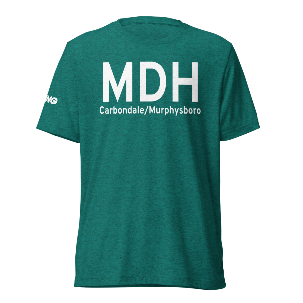 Carbondale/Murphysboro (KMDH) Airport Tri-blend T-Shirt 