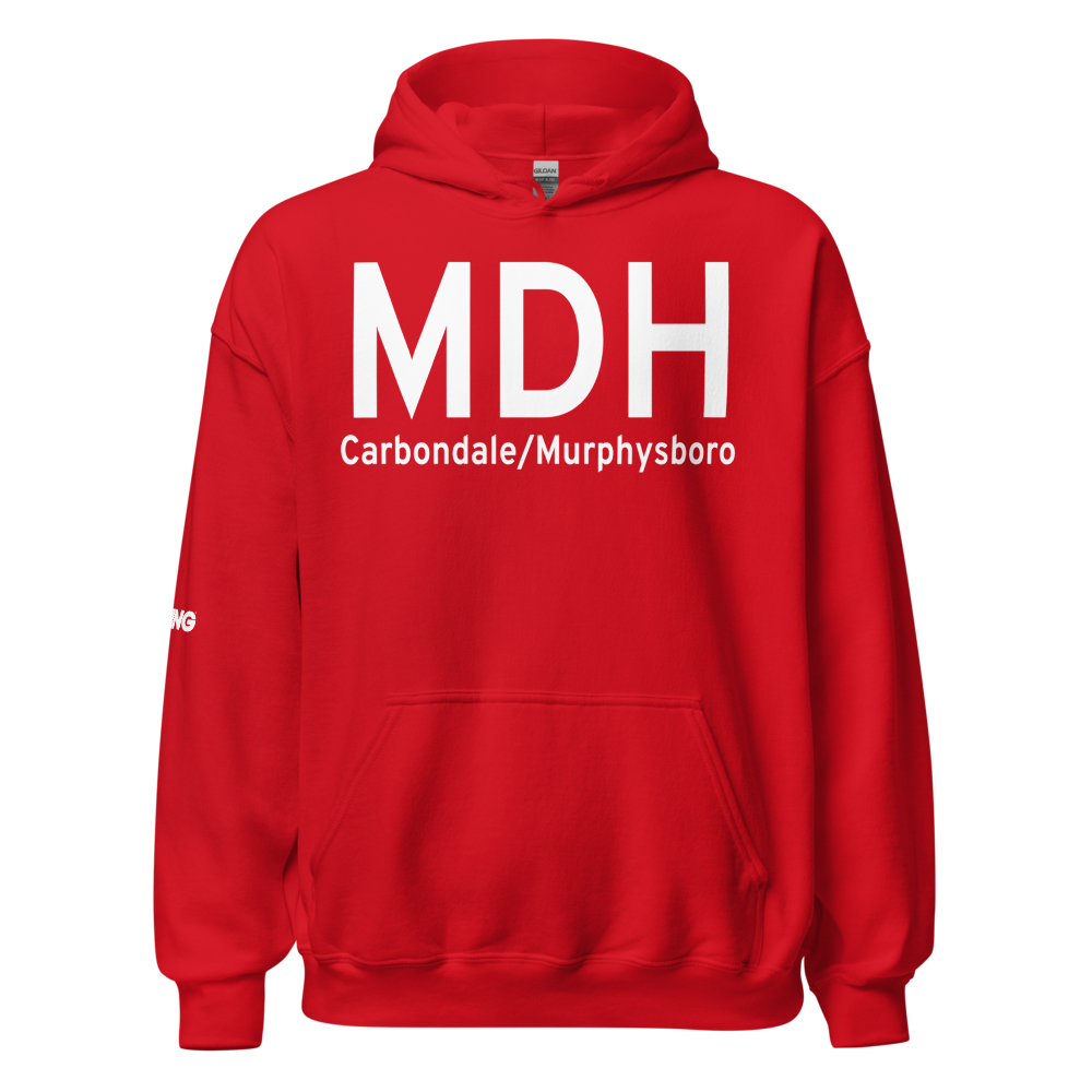 Carbondale/Murphysboro (KMDH) Airport Hoodie Sweatshirt 