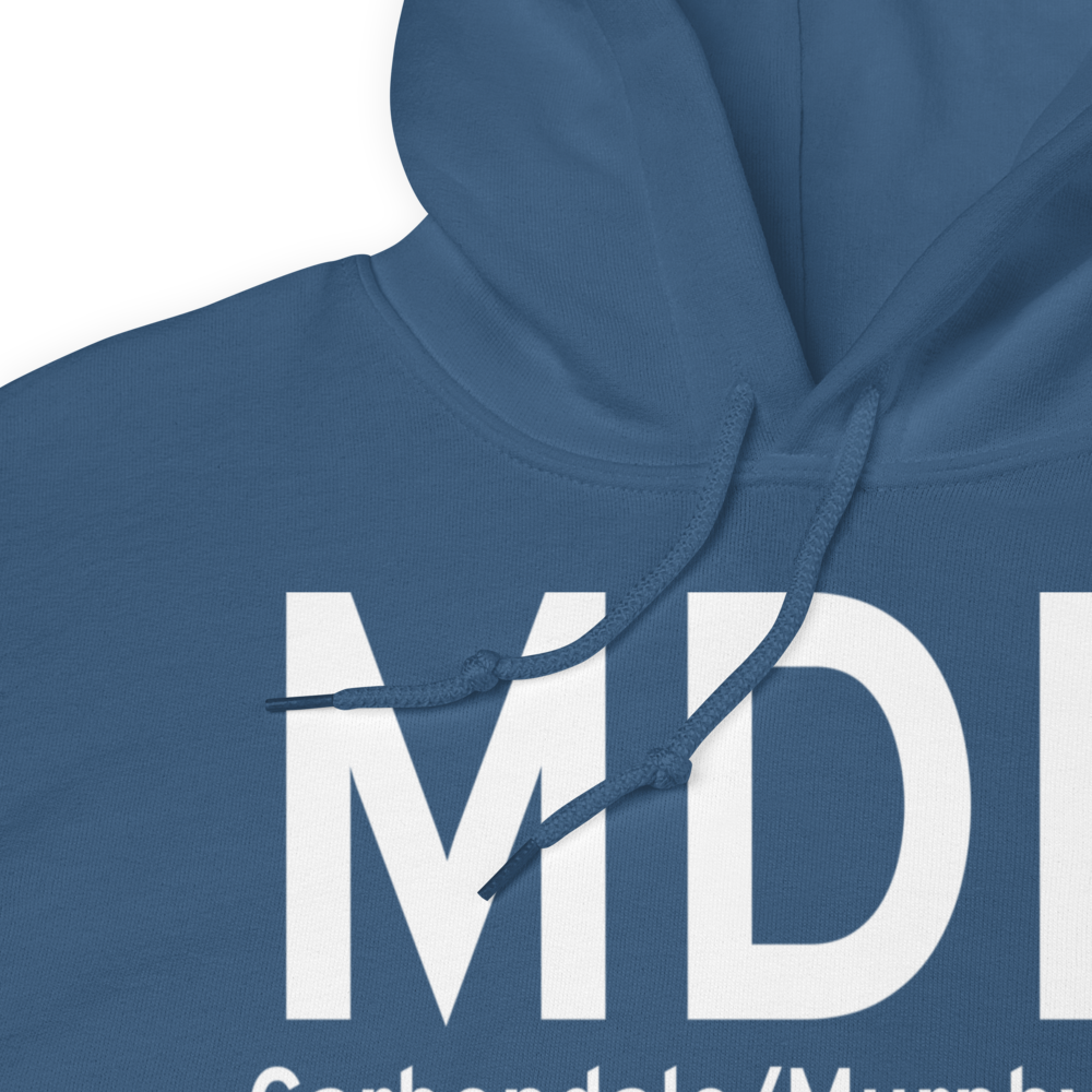 Carbondale/Murphysboro (KMDH) Airport Hoodie Sweatshirt 