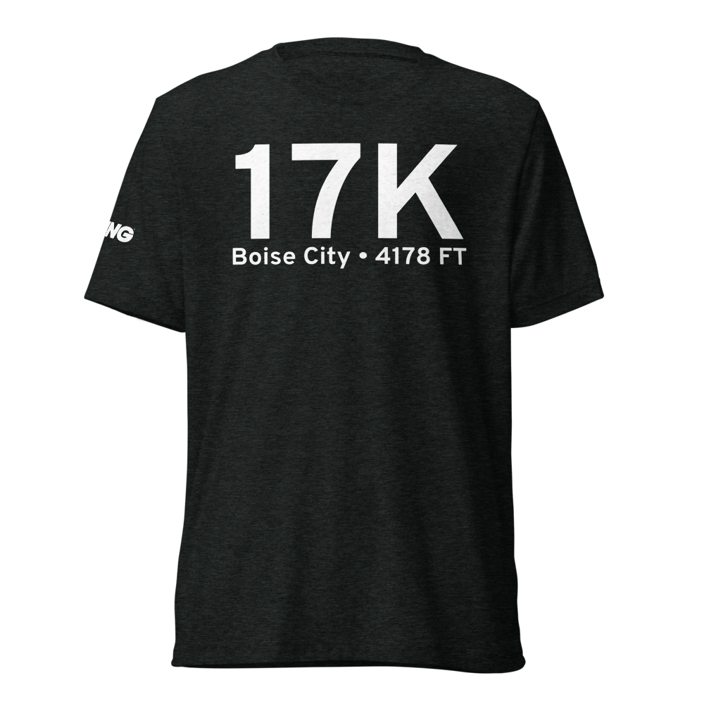 Boise City (K17K) Airport Tri-blend T-Shirt 