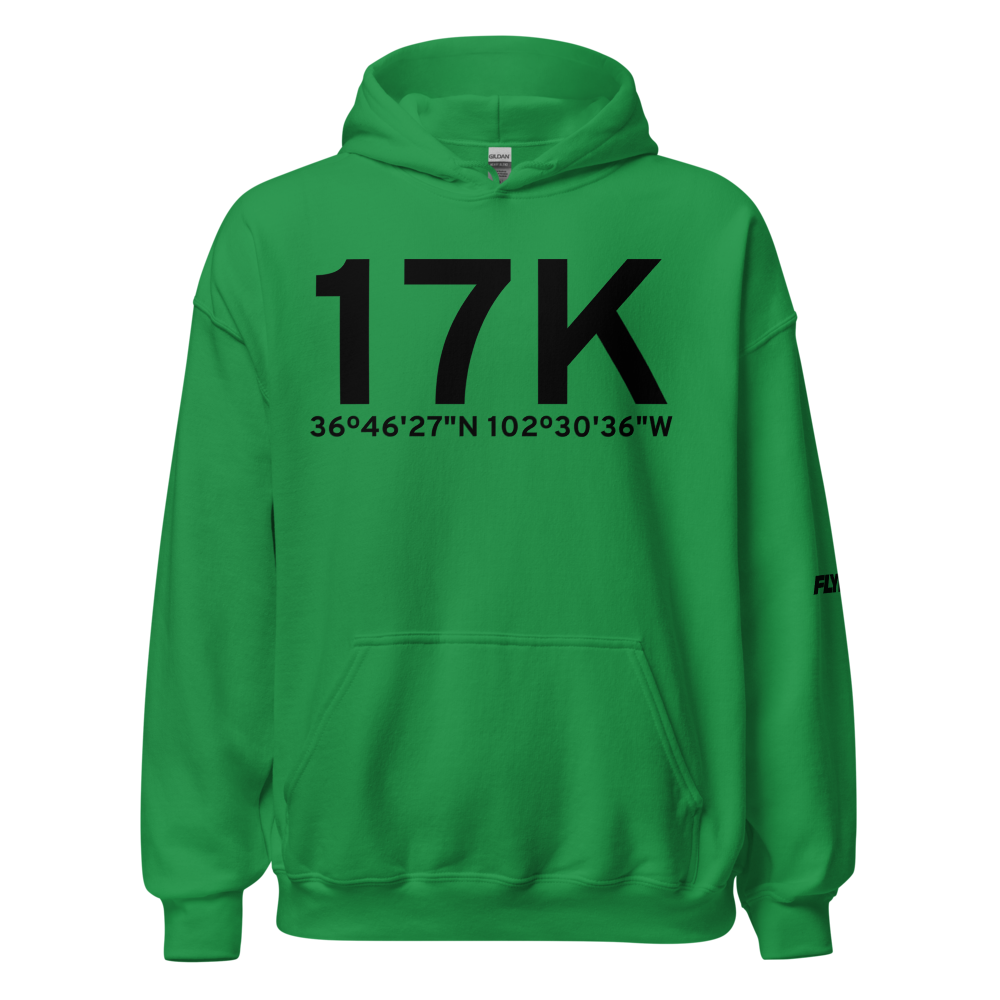 Boise City (K17K) Airport Hoodie Sweatshirt 