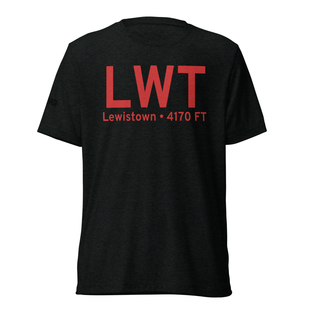 Lewistown (KLWT) Airport Tri-blend T-Shirt 
