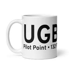 Pilot Point (UGB) Airport Mug