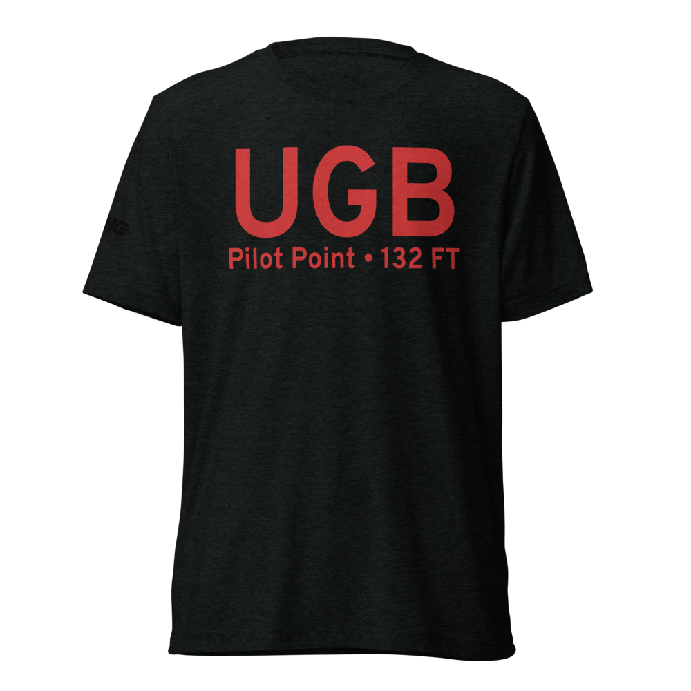 Pilot Point (UGB) Airport Tri-blend T-Shirt 