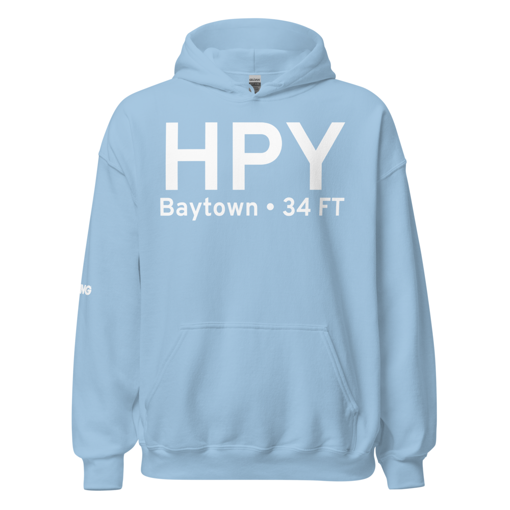 Baytown (KHPY) Airport Hoodie Sweatshirt 