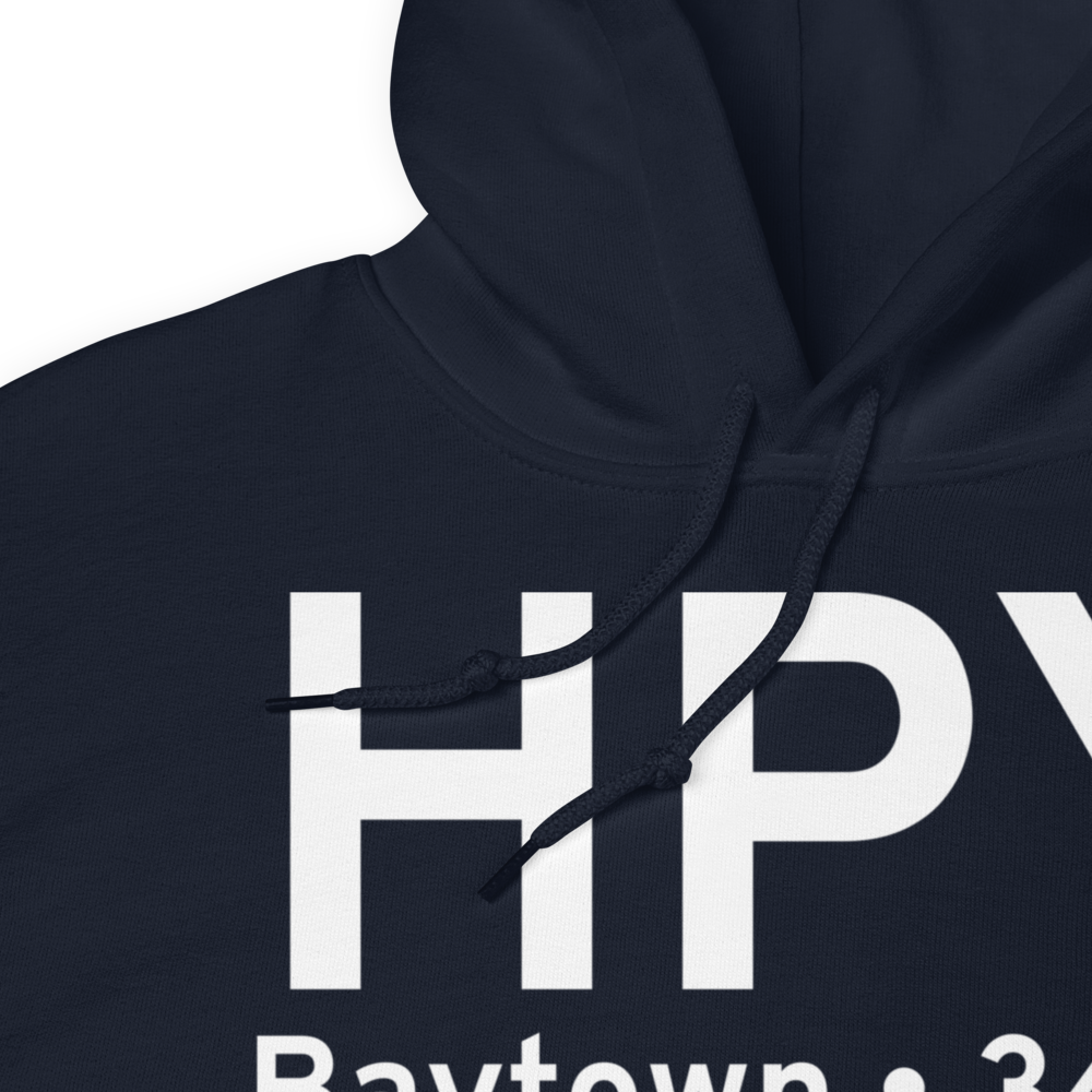 Baytown (KHPY) Airport Hoodie Sweatshirt 