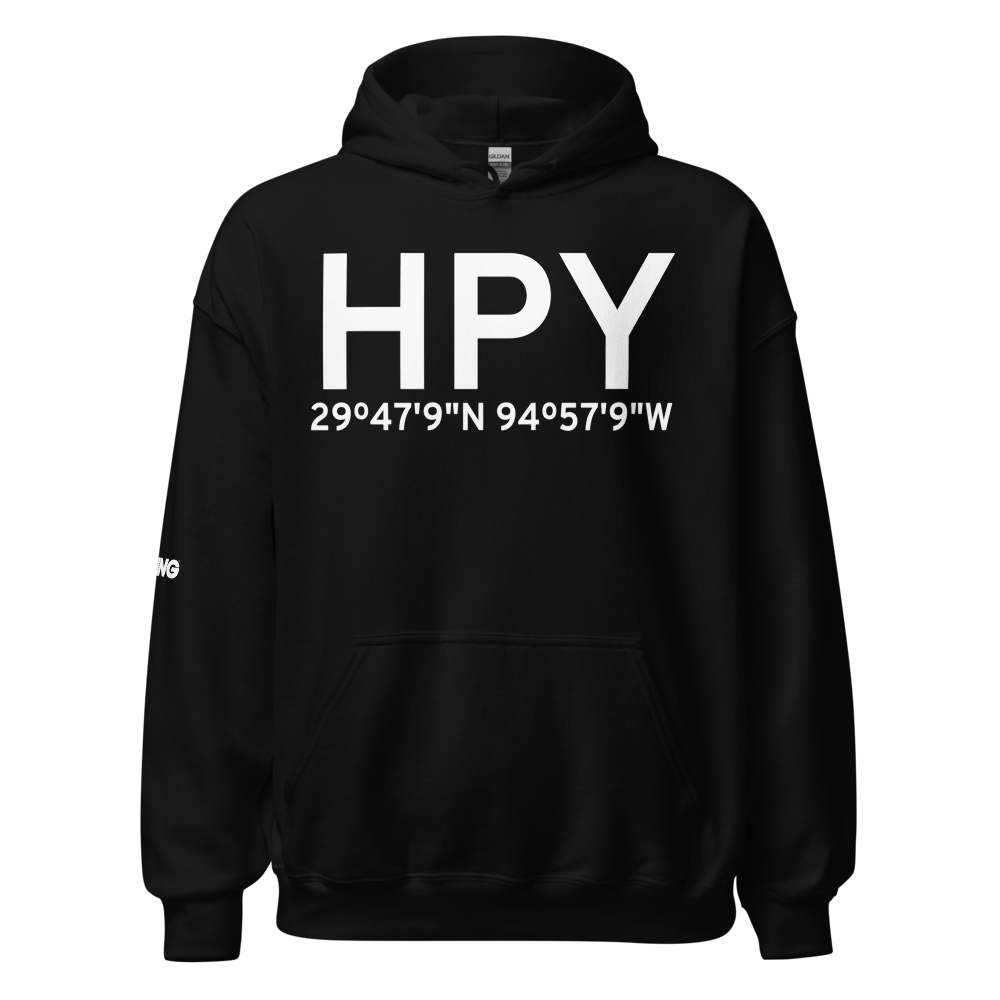 Baytown (KHPY) Airport Hoodie Sweatshirt 