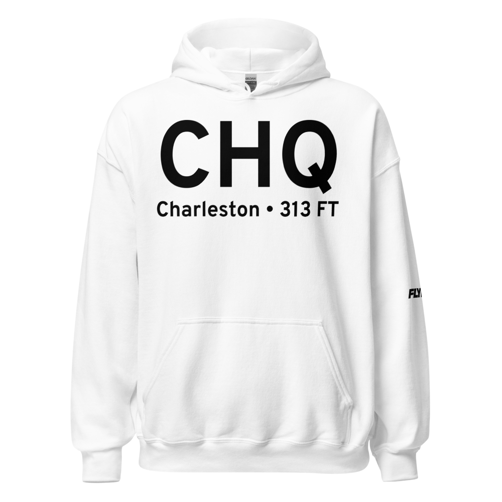 Charleston (KCHQ) Airport Hoodie Sweatshirt 