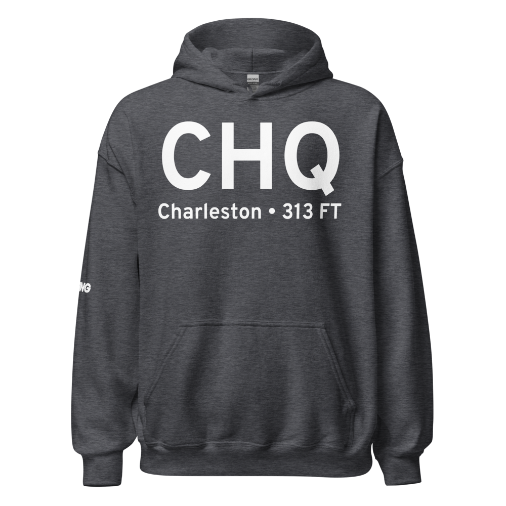 Charleston (KCHQ) Airport Hoodie Sweatshirt 