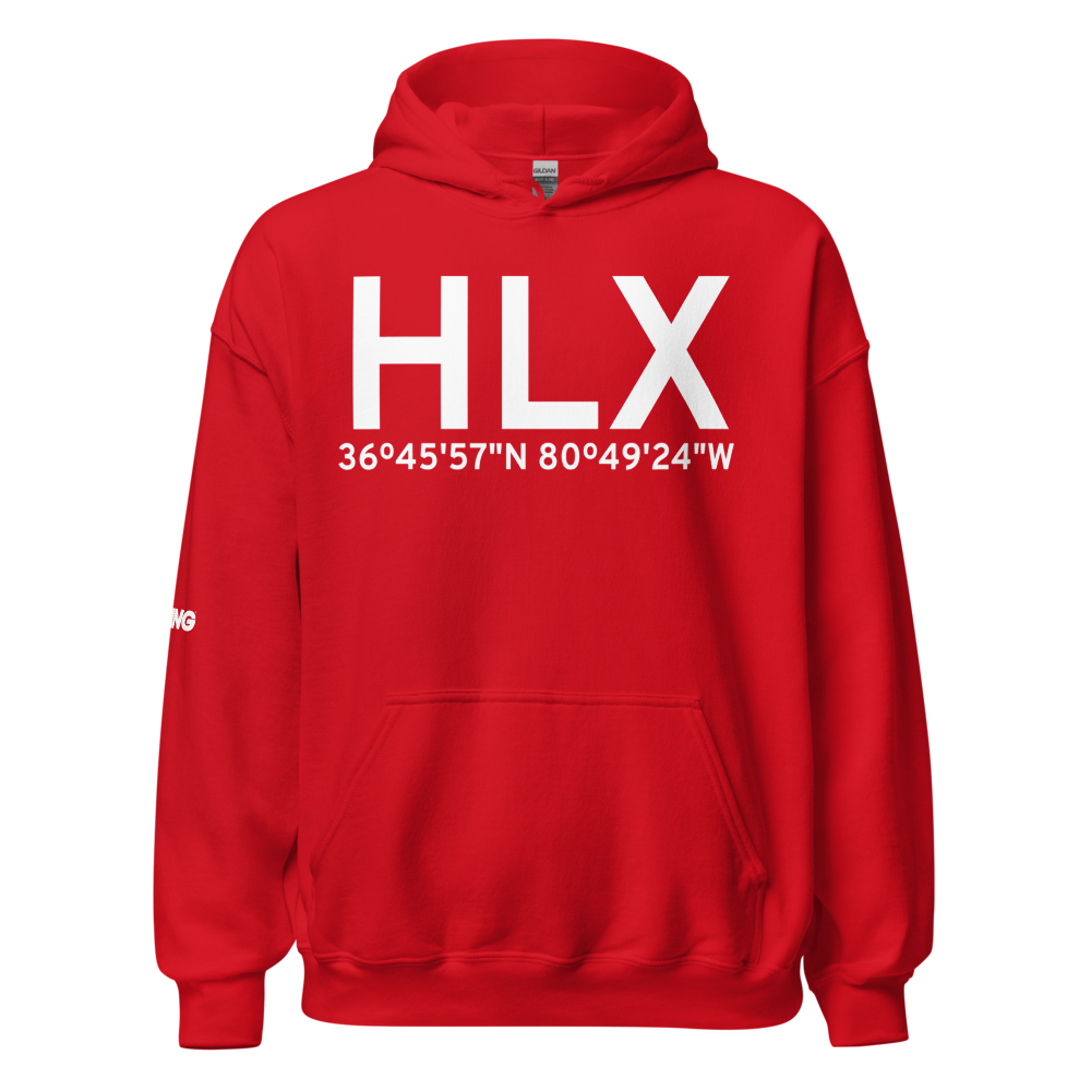 Galax Hillsville (KHLX) Airport Hoodie Sweatshirt 