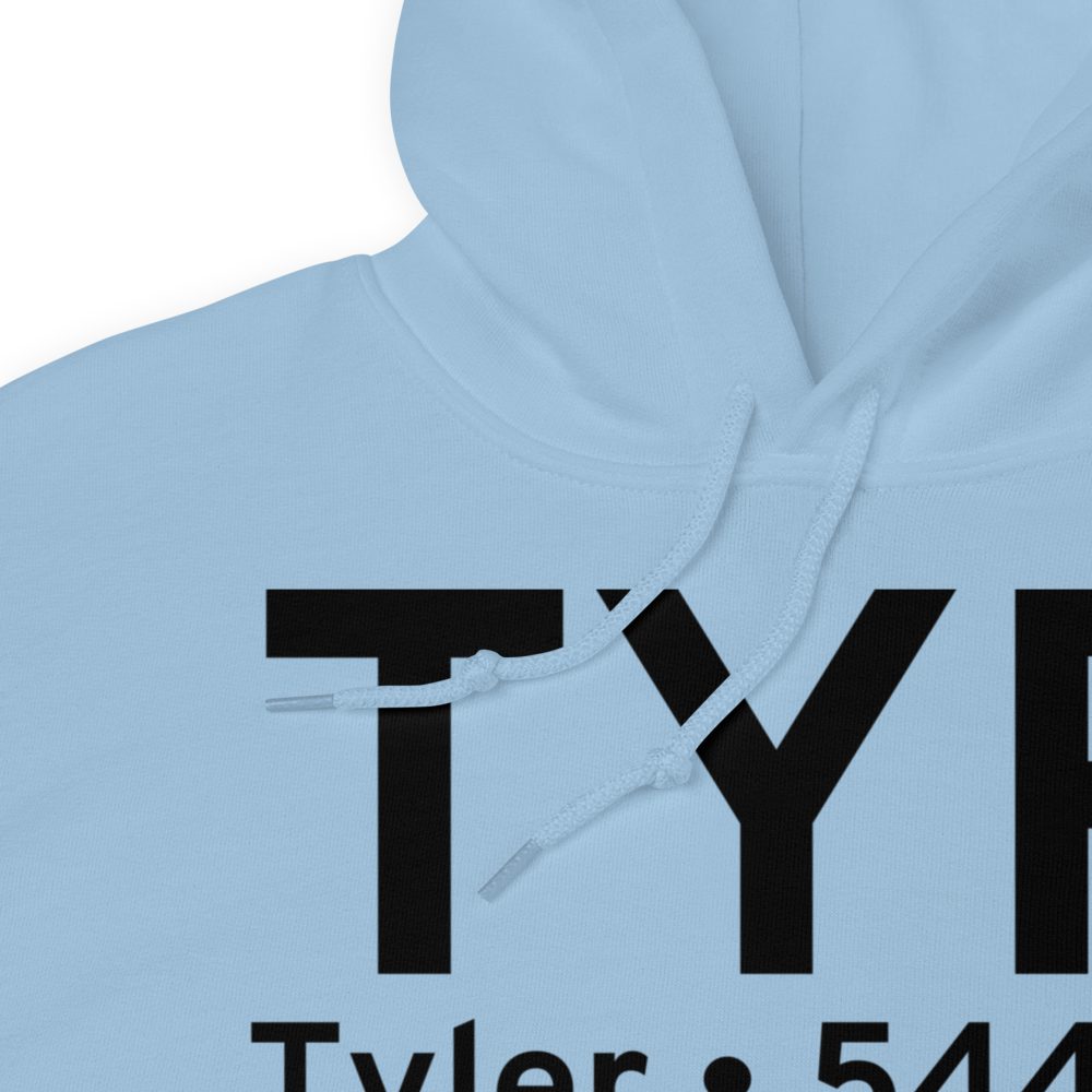 Tyler (KTYR) Airport Hoodie Sweatshirt 