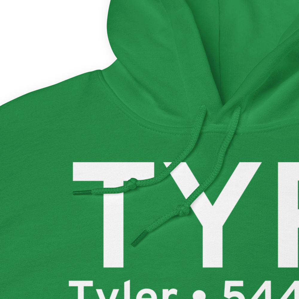 Tyler (KTYR) Airport Hoodie Sweatshirt 