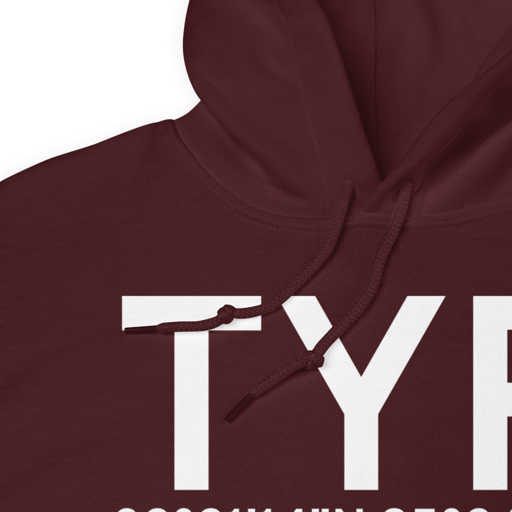 Tyler (KTYR) Airport Hoodie Sweatshirt 