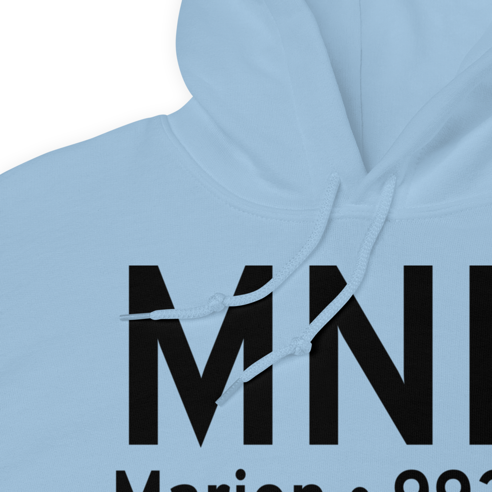 Marion (KMNN) Airport Hoodie Sweatshirt 