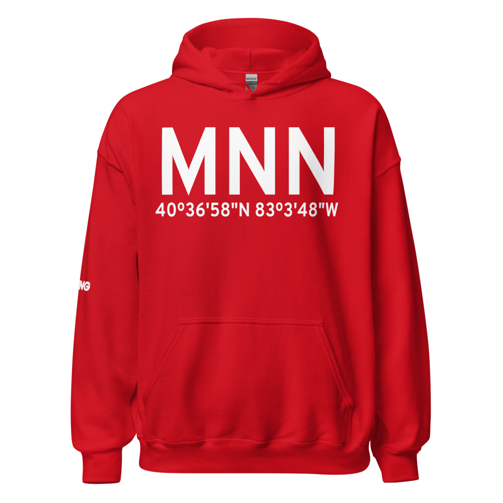 Marion (KMNN) Airport Hoodie Sweatshirt 